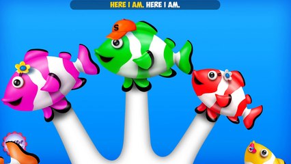 The Finger Family Fish Family Nursery Rhyme | Fish Finger Family Songs