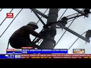 Gempa Akibatkan Jaringan Listrik Padam