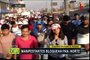 Puente Piedra: manifestantes inician movilización contra peaje y bloquean Panamericana Norte