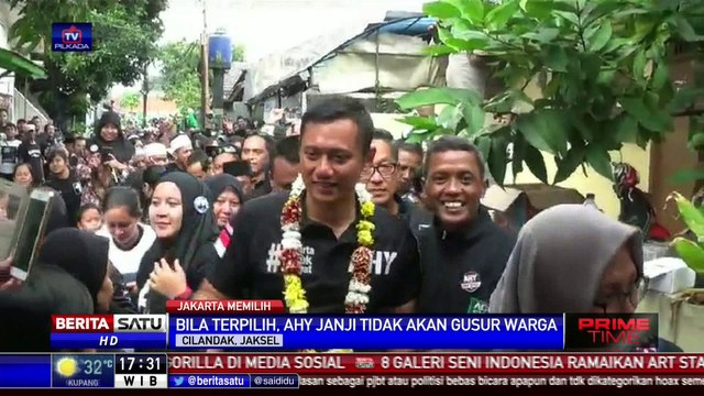 AHY Janji Tak Akan Gusur Warga Cilandak