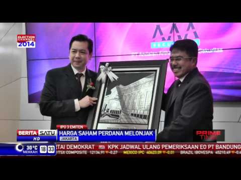 Harga Saham Perdana Melonjak
