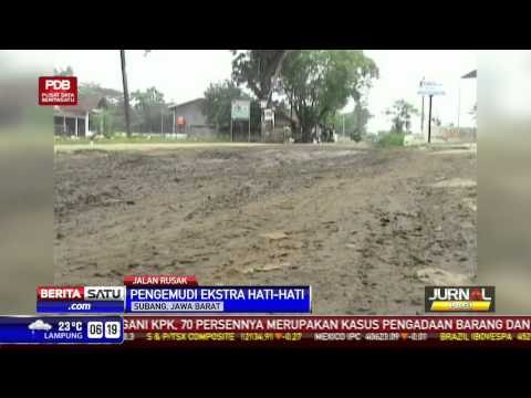 Sejumlah Jalan Alternatif Rusak Parah, Pengemudi Ekstra Hati-Hati