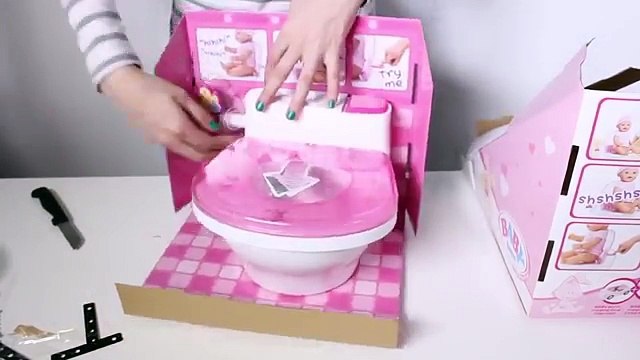 Baby Doll Magic Potty Training Poops & Pees Nenuco Baby Girl Diaper Potty Time Toy Toilet Toy Videos