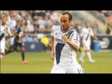 GOAL: Landon Donovan eases one in the net
