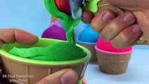 Play Doh Ice Cream Surprise Toys Fashems & Mashems Superman Batman MLP Finding Dory Frozen Toy Story