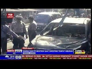 Warga dan FPI Bentrok Saat Sweeping Tempat Hiburan