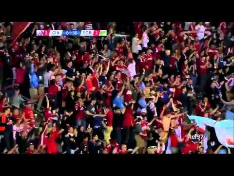 GOAL: Paladini's beautiful free kick ties the game | Chicago Fire vs. Portland Timbers