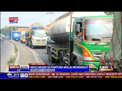 Jalur Pantura Indramayu Mulai Padat