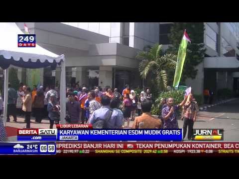 Pegawai Kementerian ESDM dan Jamsostek Mudik Gratis