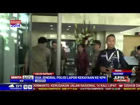 Giliran Budi Gunawan dan Badrodin Haiti Datangi KPK