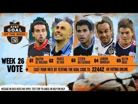 AT&T Goal of the Week Nominees: Week 26