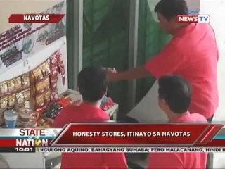 SONA - "Honesty Store" nagbukas sa Navotas 062211