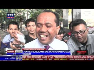Juniver Bungkam Soal Pengaduan Peradi