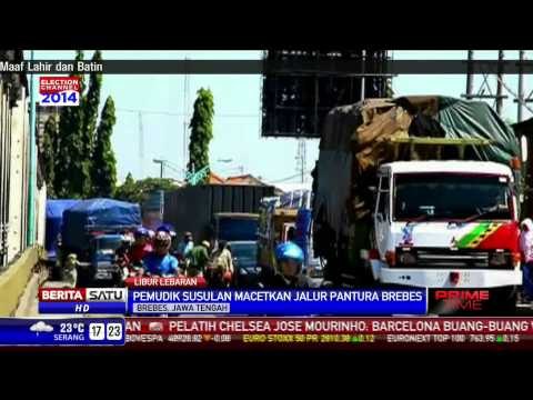 Pemudik Susulan Memadati Pantura Brebes