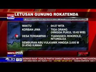 Tiga Orang Meninggal Akibat Letusan Gunung Rokatenda, NTT