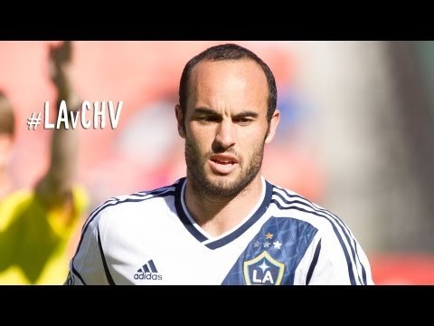 GOAL: Landon Donovan chips Dan Kennedy to tie goal scoring record | LA Galaxy vs. Chivas USA
