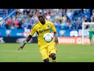 GOAL: Dominic Oduro rockets one in, eats pizza to celebrate | Columbus Crew vs Chicago Fire