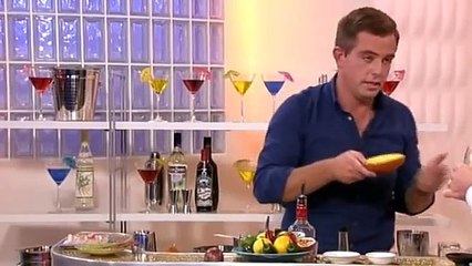 Holly & Phil laugh at squid ink cocktail - This Morning 27th September 2012