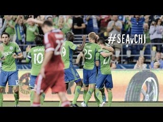 OWN GOAL: Segares stumbles the ball into the net | Seattle Sounders vs Chicago Fire