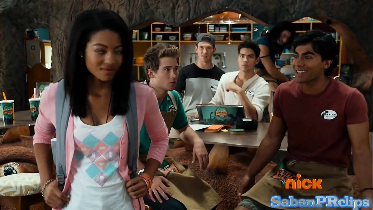 Power Rangers Dino Super Charge Ep 3 - Nightmare in Amber Beach - Opening Scene-0FbikPdNzcI