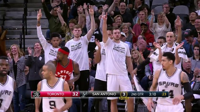Tony Parker Behind-the-Back Dribble, No-Look Assist to Kawhi Leonard _ 01.03.17-p2U9bIu3b3A