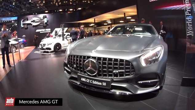 Mercedes-AMG GT C Edition 50 [SALON DETROIT 2017] : pour fêter les 50 ans d’AMG