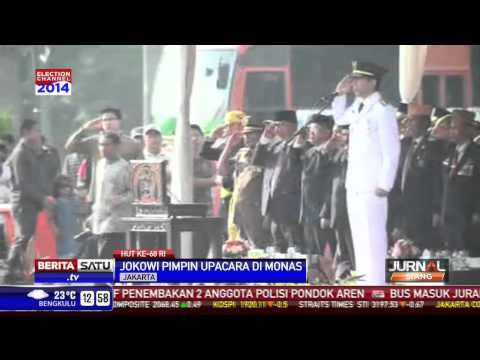 Joko Widodo Pimpin Upacara di Monas