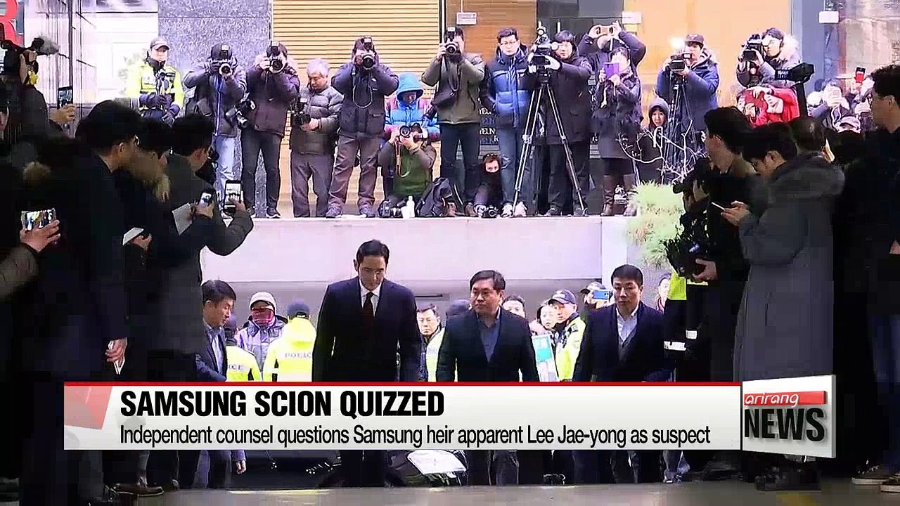 Samsung heir apparent questioned by independent counsel