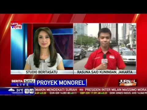 LIVE Proyek Monorel Ditargetkan Selesai Tiga Tahun