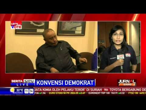 LIVE - Konvensi Partai Demokrat, Wawancara Visi Misi Capres