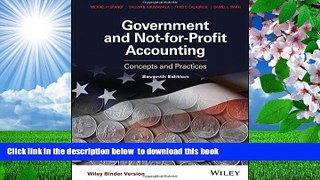 PDF  Government and Not-for-Profit Accounting, Binder Ready Version: Concepts and Practices -