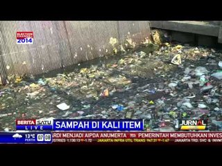 LIVE -- Kondisi Kali Item Jakarta Pusat
