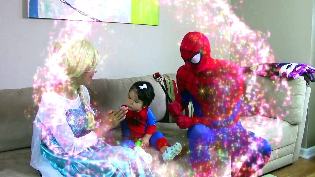 Ariel mermaid flushed down bathroom toilet! w/ Spiderman, Elsa, Joker funny superhero video