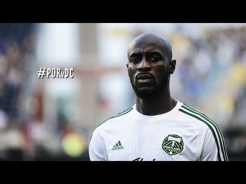 OWN GOAL: A D.C. United corner kick ricochets off Futty Danso's head into the net