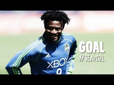 GOAL: Obafemi Martins curls in the dagger | Seattle Sounders vs Colorado Rapids