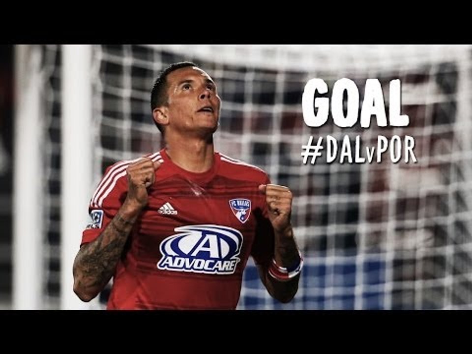 GOAL: Blas Perez with powerful header in dying minutes of first half | FC Dallas vs Portland Timbers