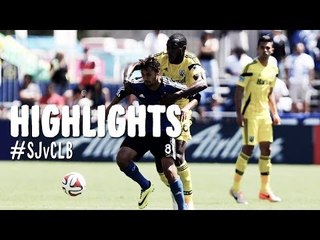 HIGHLIGHTS: San Jose Earthquakes vs Columbus Crew | April 13, 2014