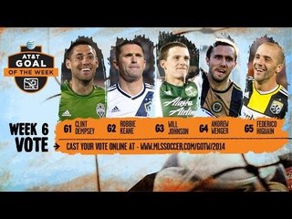 2014 AT&T Goal of the Week Nominees: Week 6