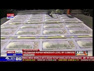Rupiah Terpuruk, US$ 1 Nyaris Rp 12 ribu