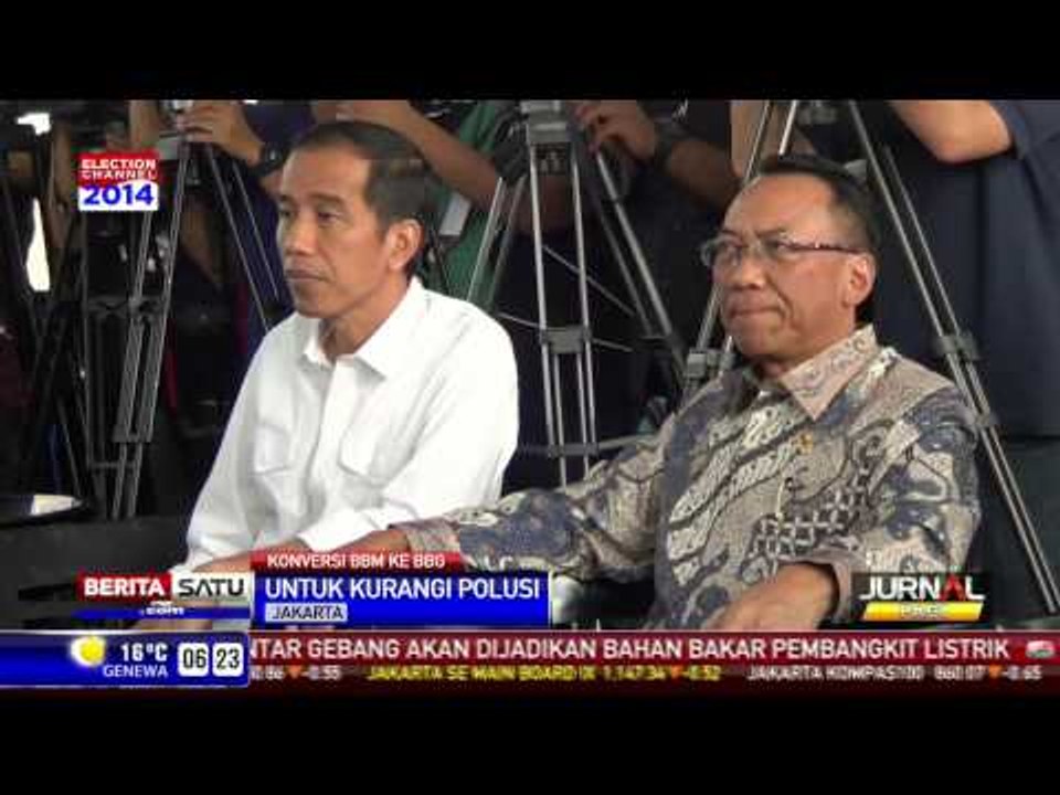 Jokowi: Konversi BBM ke BBG Bantu Jakarta Kurangi Polusi