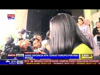 Ditanya Hasil Pemeriksaan KPK, Angie Tersenyum Simpul