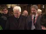 Bologna - Mattarella visita la Biblioteca Universitaria (12.01.17)