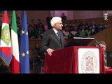 Bologna - Intervento del Presidente Mattarella all'Università (12.01.17)