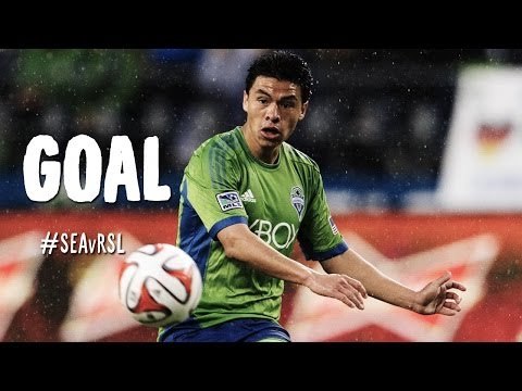 Gonzalo Pineda cracks the PK by Jeff Attinella | | Seattle Sounders vs. Real Salt Lake