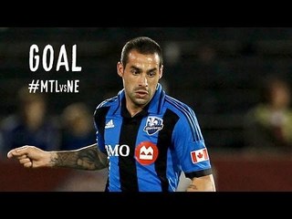 GOAL: Di Vaio delivers an inch perfect pass to Romero who buries it.