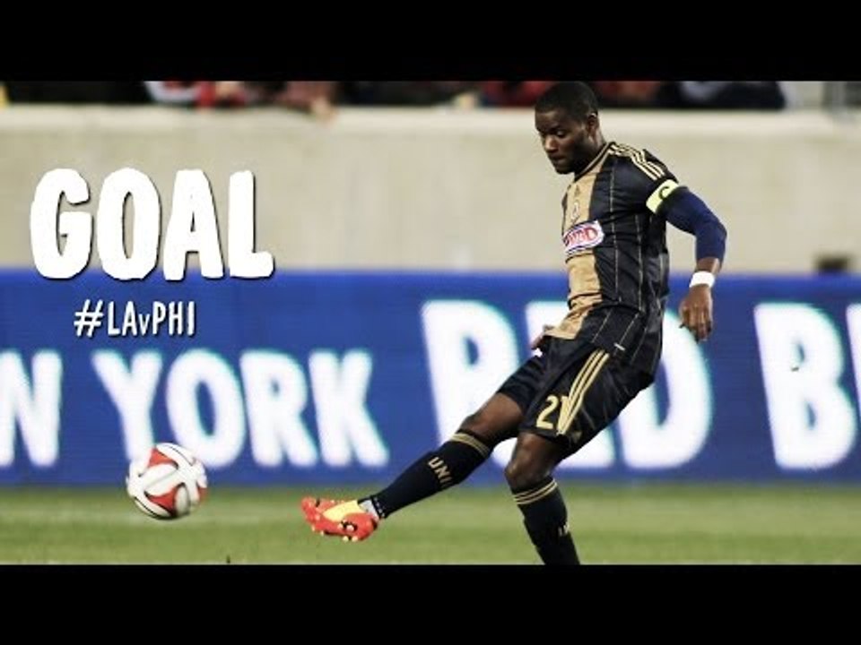GOAL: Maurice Edu bangs in the penalty kick | | LA Galaxy vs. Philadelphia Union