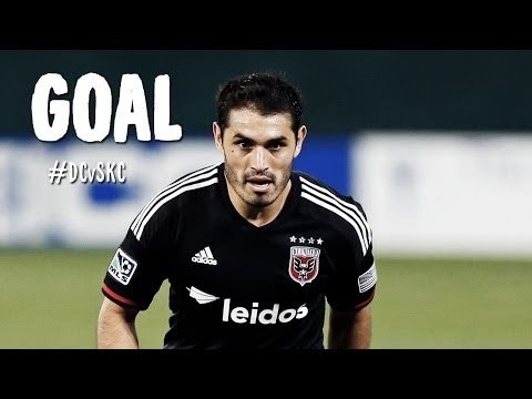 GOAL: Fabian Espindola wraps one into the top corner | D.C. United vs. Sporting Kansas City