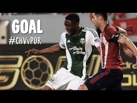 GOAL: Fanendo Adi finishes a beautiful cross to open scoring | Chivas USA vs Portland Timbers