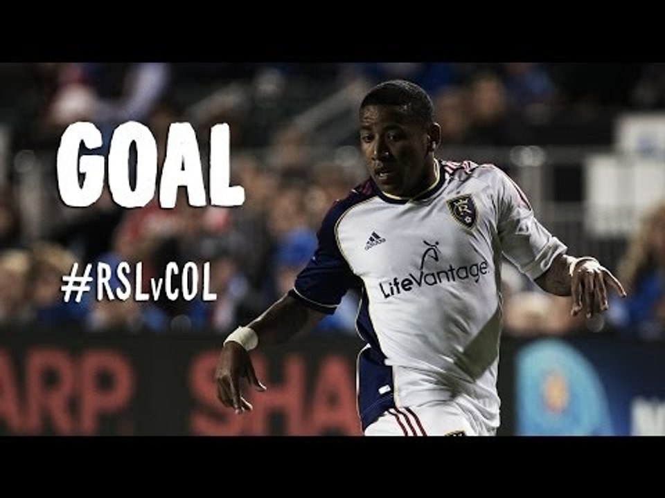 GOAL: Joao Plata slides a shot past Irwin | Real Salt Lake vs Colorado Rapids
