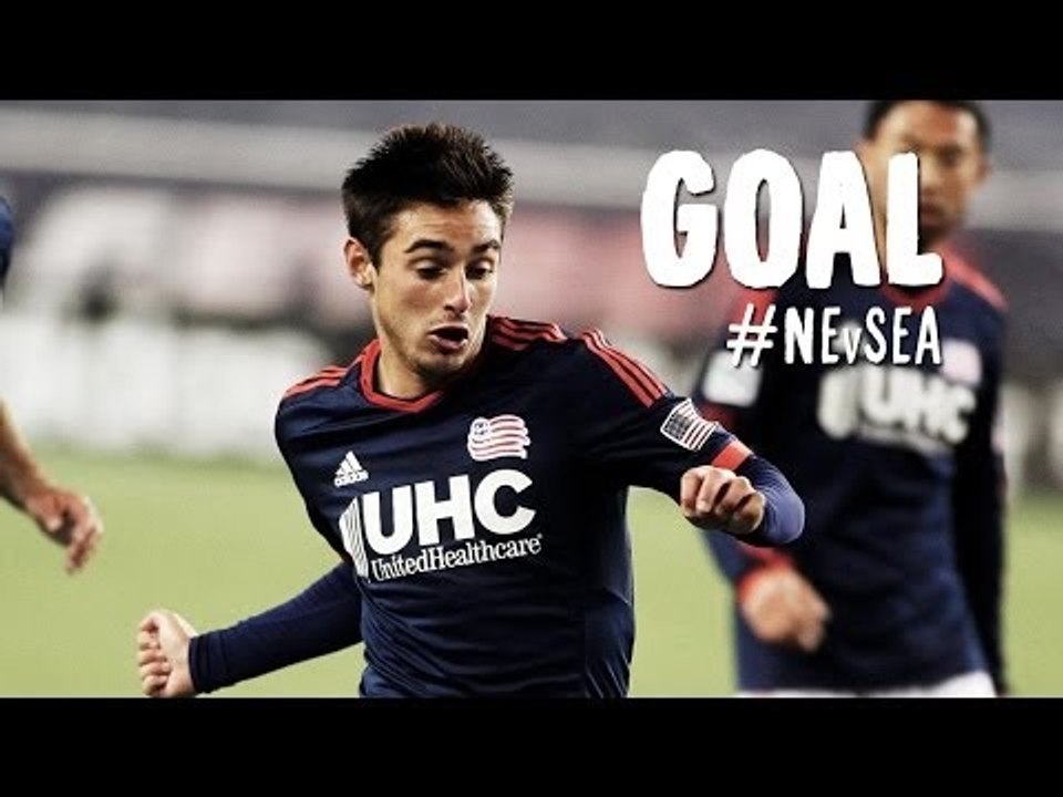 GOAL: Diego Fagundez cooly controls and finishes | New England Revolution vs. Seattle Sounders